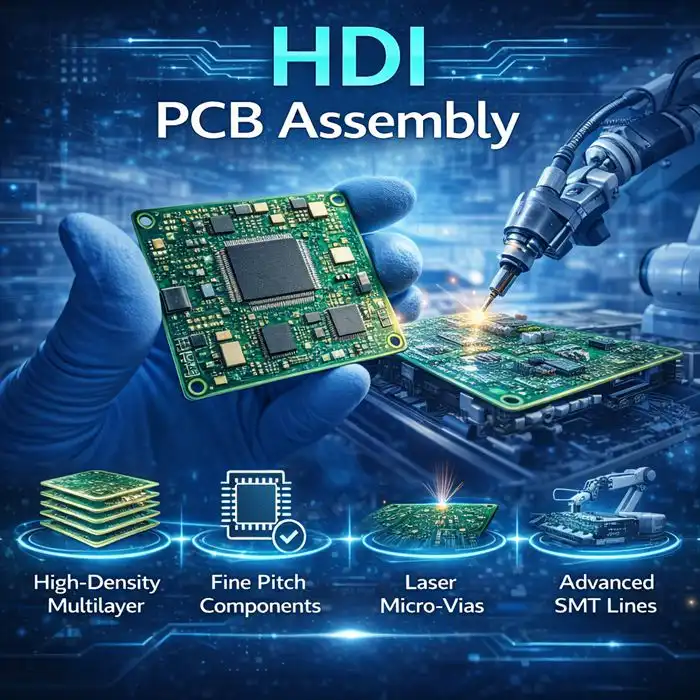 HDI PCB Assembly vs Standard PCB Assembly